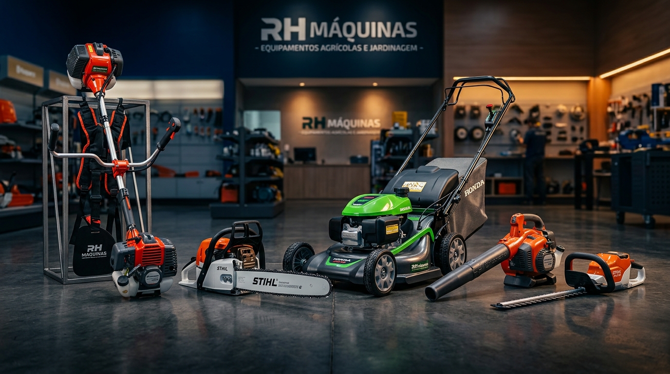 Showroom RH Máquinas - Equipamentos Agrícolas e Jardinagem